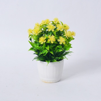 Artificial small plum blossom potted plant