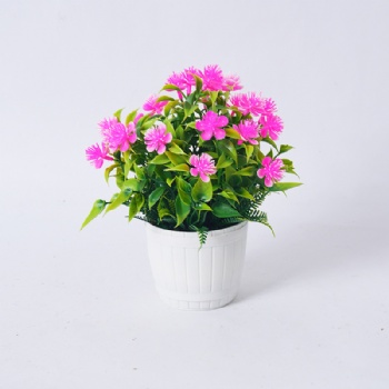 Artificial small plum blossom potted plant