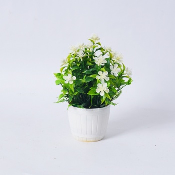 Artificial small plum blossom potted plant