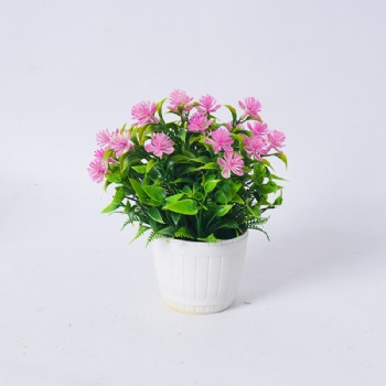 Artificial small plum blossom potted plant