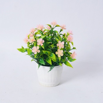 Artificial small plum blossom potted plant