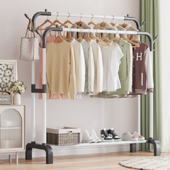 Floor-to-ceiling standing bedroom hangers