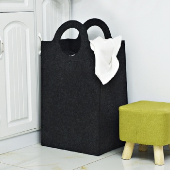 American felt dirty clothes storage basket