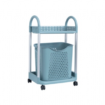 Plastic laundry basket