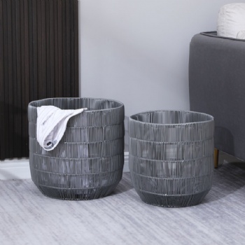 Light luxury dirty laundry basket