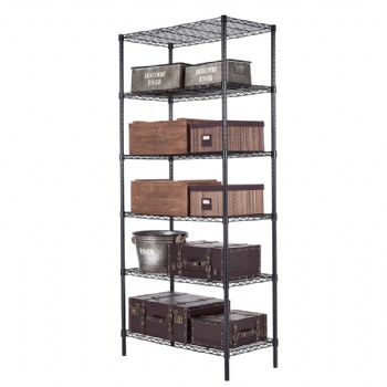 6-tier carbon steel storage shelves