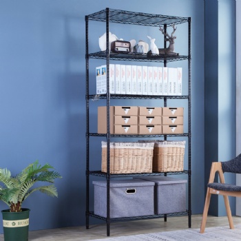 6-tier carbon steel storage shelves