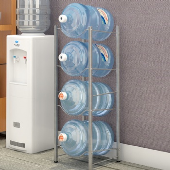 4-tier 5-gallon water shelving