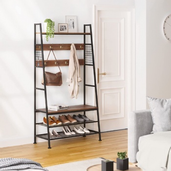 Simple trapezoidal coat racks