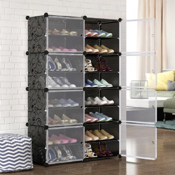 Dustproof shoe racks for household shoe cabinets