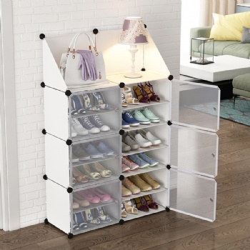 Dustproof shoe racks for household shoe cabinets