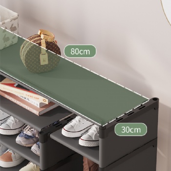 Assemble a simple multi-layer shoe rack