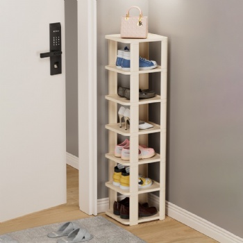 Multi-layer, space-saving shoe racks