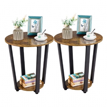 Simple modern living room side table