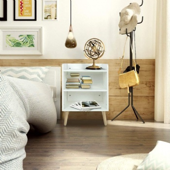 Three-tier bedside tables and lockers