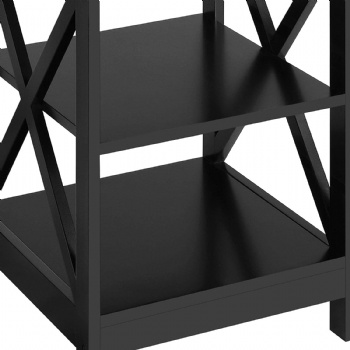 Modern, minimalist panel side table