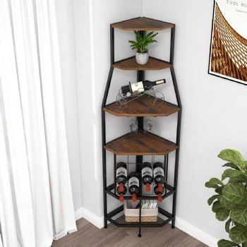 5-tier corner wine racks