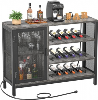 Wine cooler with power socket