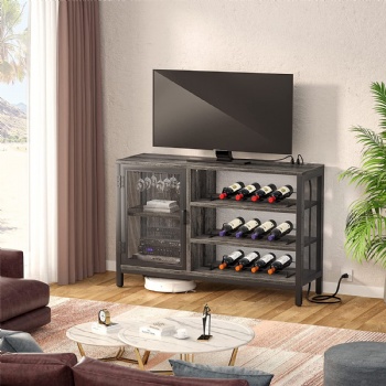 Wine cooler with power socket