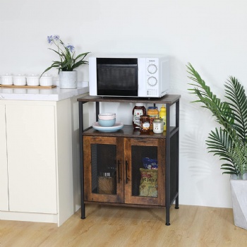 Bar cabinet with removable wine rack