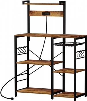 Bread rack with power socket