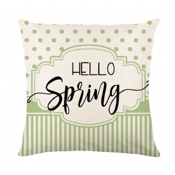 Spring print pillowcase