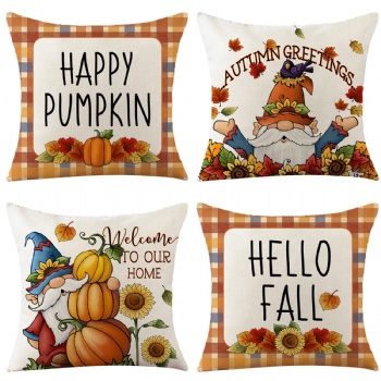 Pumpkin harvest pillowcase